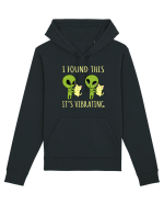 I Found This It's Vibrating Funny Alien Cat Hanorac Unisex Drummer