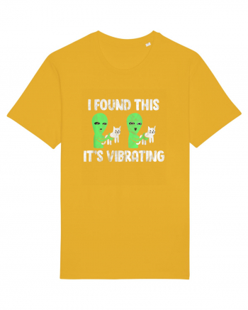 I Found This It's Vibrating Funny Cat Alien Spectra Yellow
