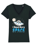 I Need More Space Tricou mânecă scurtă guler V Damă Evoker