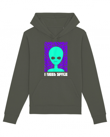 I Need Space Funny Alien Khaki