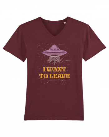 I Want To Leave Extra Terrestrial Life Burgundy