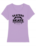 Skaters Gonna Skate Tricou mânecă scurtă guler larg fitted Damă Expresser