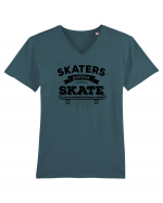 Skaters Gonna Skate Tricou mânecă scurtă guler V Bărbat Presenter