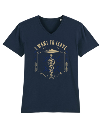 I Want To Leave Funny Alien UFO French Navy