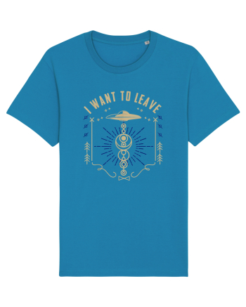 I Want To Leave Funny Alien UFO Azur