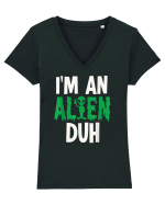 I'm an Alien Duh Tricou mânecă scurtă guler V Damă Evoker