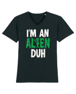 I'm an Alien Duh Tricou mânecă scurtă guler V Bărbat Presenter