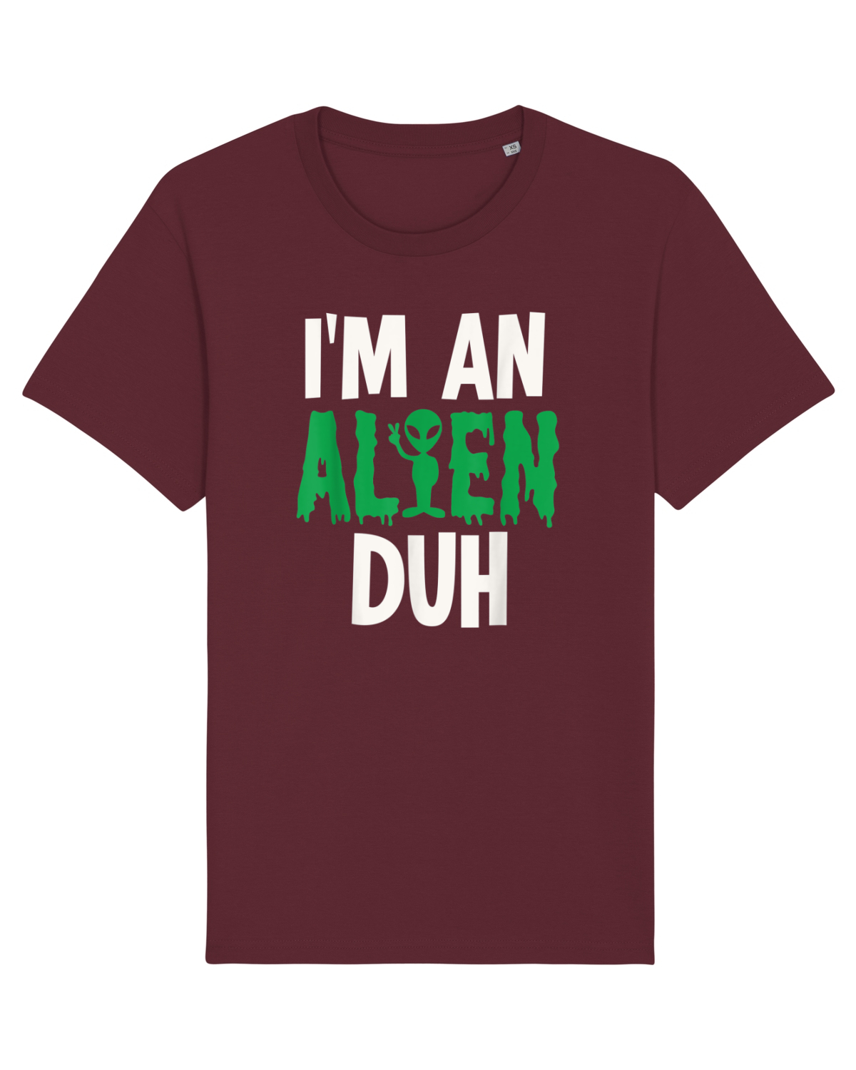 Tricou mânecă scurtă Unisex Rocker Burgundy
