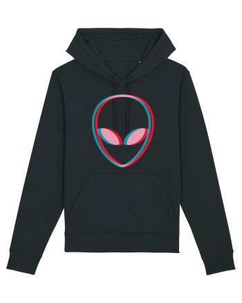 Inspired Alien Glitch Hipster Black