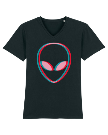 Inspired Alien Glitch Hipster Black