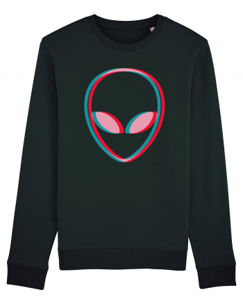 Inspired Alien Glitch Hipster Black