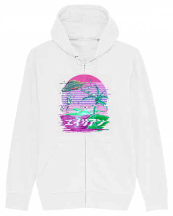 Japanese UFO Alien Vaporwave Otaku White