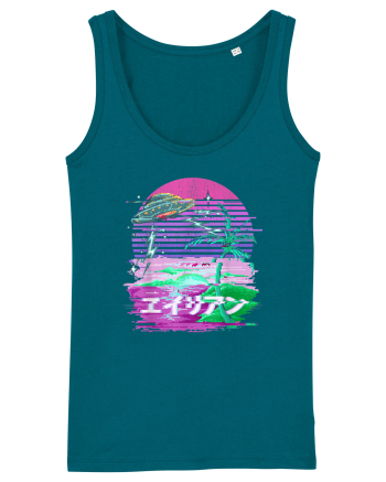 Japanese UFO Alien Vaporwave Otaku Ocean Depth