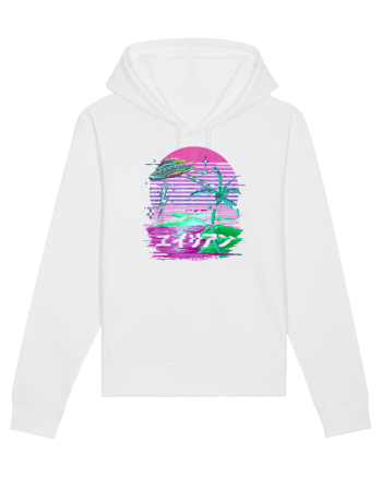 Japanese UFO Alien Vaporwave Otaku White