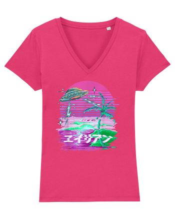 Japanese UFO Alien Vaporwave Otaku Raspberry