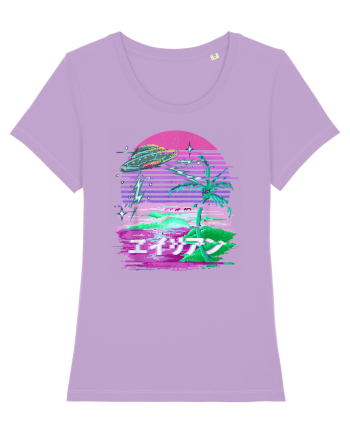 Japanese UFO Alien Vaporwave Otaku Lavender Dawn