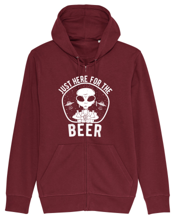 Just Here For The Beer Burgundy