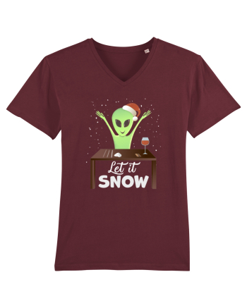 Let It Snow Cool White Burgundy