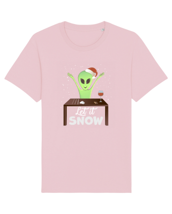 Let It Snow Cool White Cotton Pink