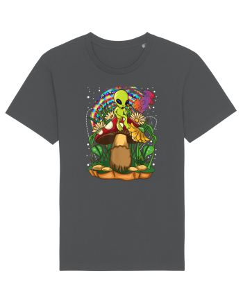 Magic Mushroom Alien Trippy Shroom Anthracite