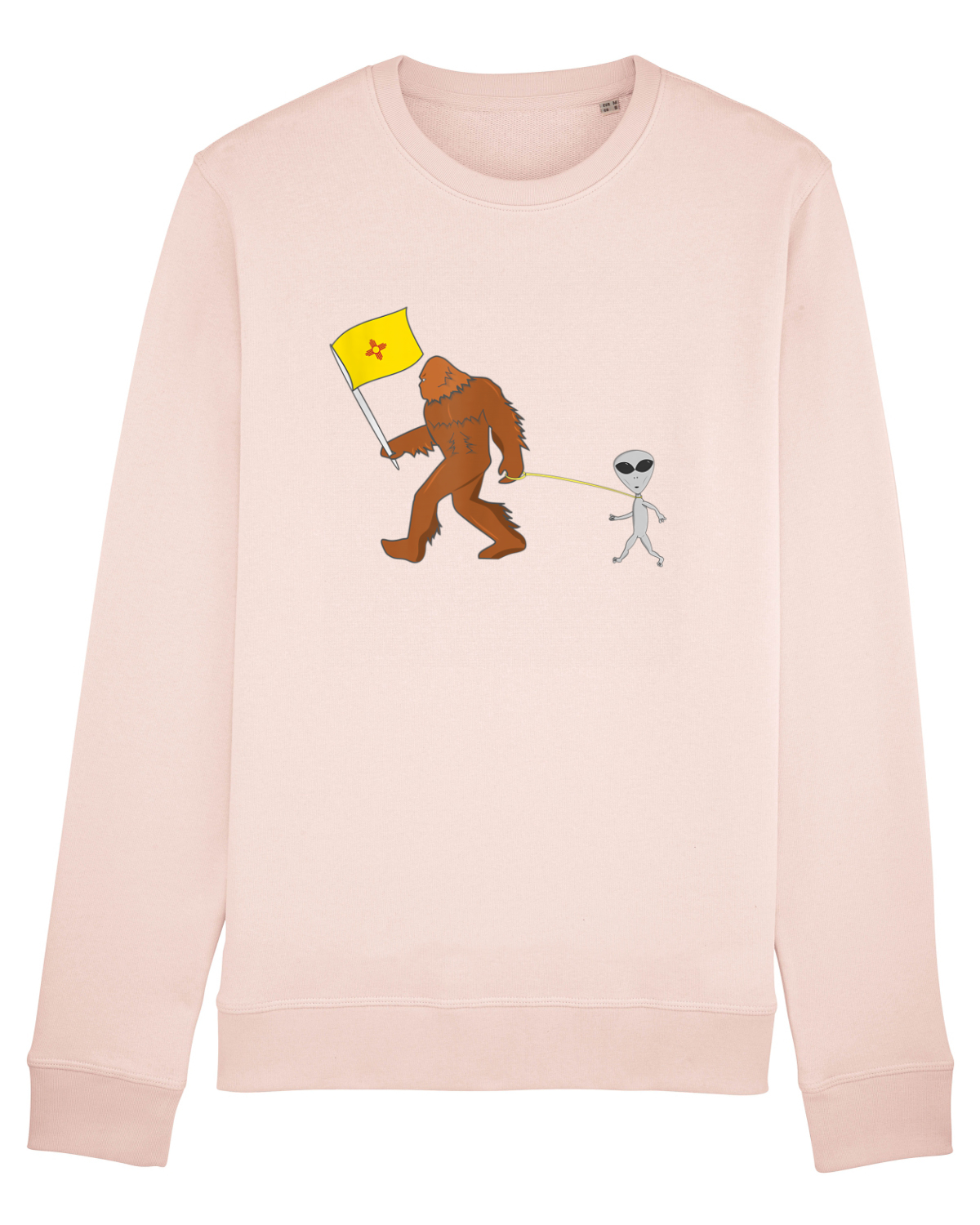 Bluză mânecă lungă Unisex Rise Candy Pink