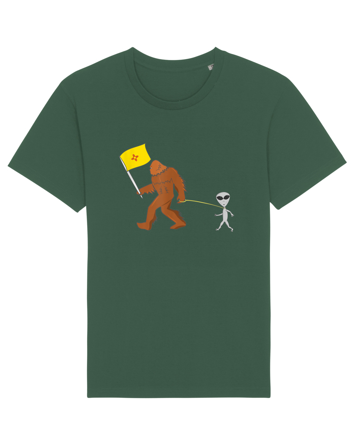Tricou mânecă scurtă Unisex Rocker Bottle Green