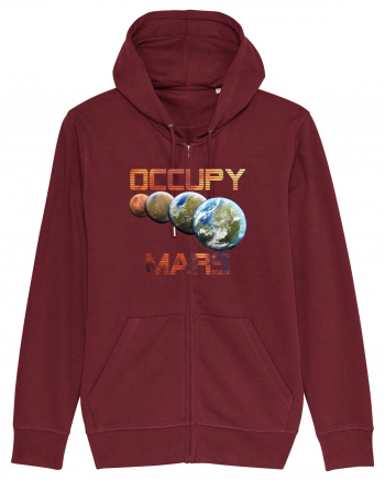 Occupy Mars Terraform Space Astronomy Burgundy