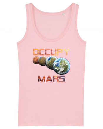 Occupy Mars Terraform Space Astronomy Cotton Pink