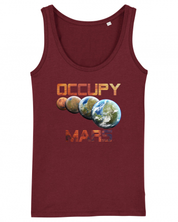 Occupy Mars Terraform Space Astronomy Burgundy