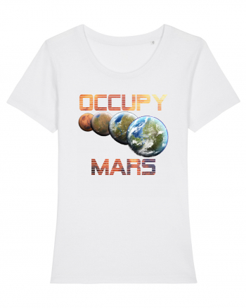 Occupy Mars Terraform Space Astronomy White