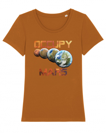 Occupy Mars Terraform Space Astronomy Roasted Orange