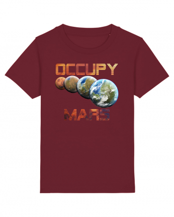 Occupy Mars Terraform Space Astronomy Burgundy