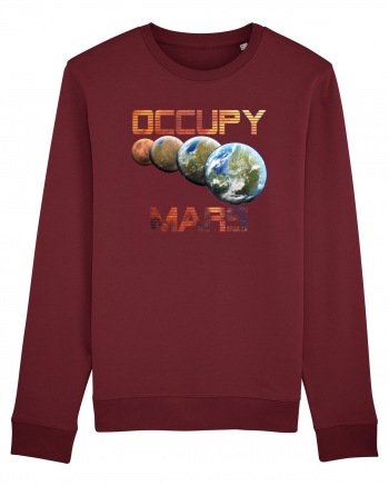 Occupy Mars Terraform Space Astronomy Burgundy