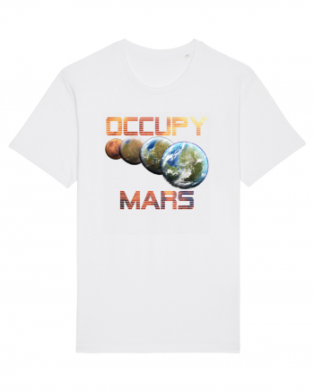 Occupy Mars Terraform Space Astronomy White