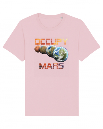 Occupy Mars Terraform Space Astronomy Cotton Pink