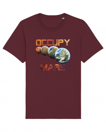 Occupy Mars Terraform Space Astronomy Burgundy