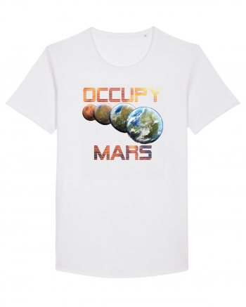 Occupy Mars Terraform Space Astronomy White