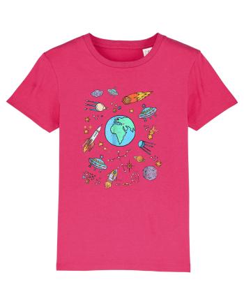 Outer Space UFO Rocket Raspberry