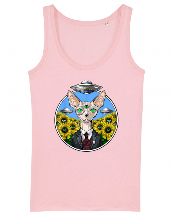 Psychedelic Hairless Sphynx Cat Cotton Pink