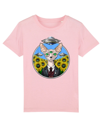 Psychedelic Hairless Sphynx Cat Cotton Pink