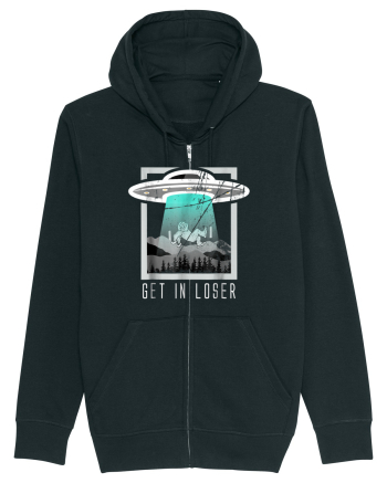 Retro Vintage Get In Loser Bigfoot Sasquatch Black
