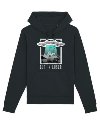 Retro Vintage Get In Loser Bigfoot Sasquatch Black