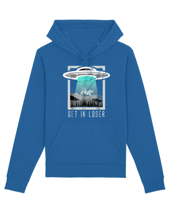 Retro Vintage Get In Loser Bigfoot Sasquatch Royal Blue