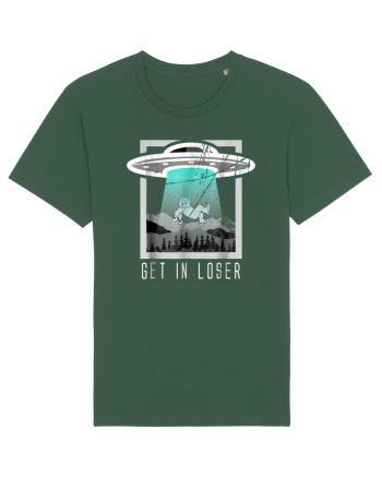 Retro Vintage Get In Loser Bigfoot Sasquatch Bottle Green
