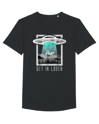 Retro Vintage Get In Loser Bigfoot Sasquatch Black