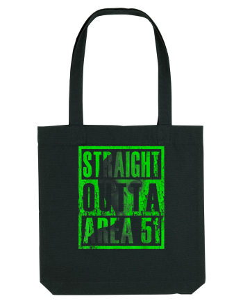 Straight Outta Area 51 Retro Vintage  Black