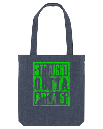 Straight Outta Area 51 Retro Vintage  Midnight Blue