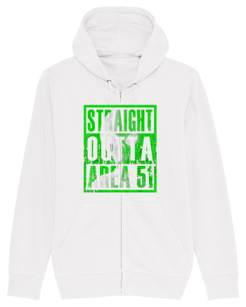 Straight Outta Area 51 Retro Vintage  White