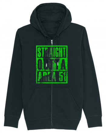 Straight Outta Area 51 Retro Vintage  Black