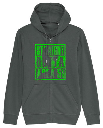 Straight Outta Area 51 Retro Vintage  Anthracite